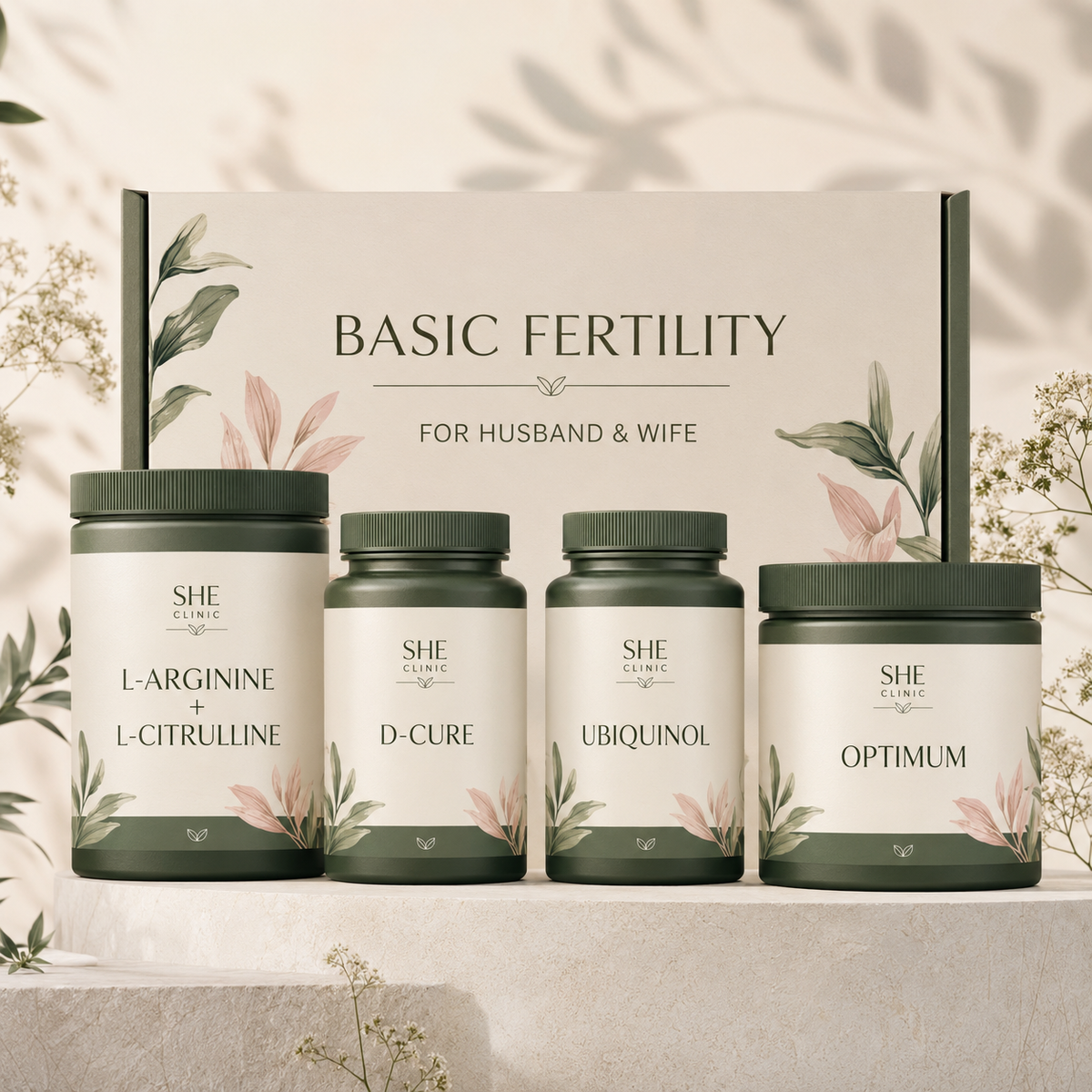Basic Fertility set for husband and wife